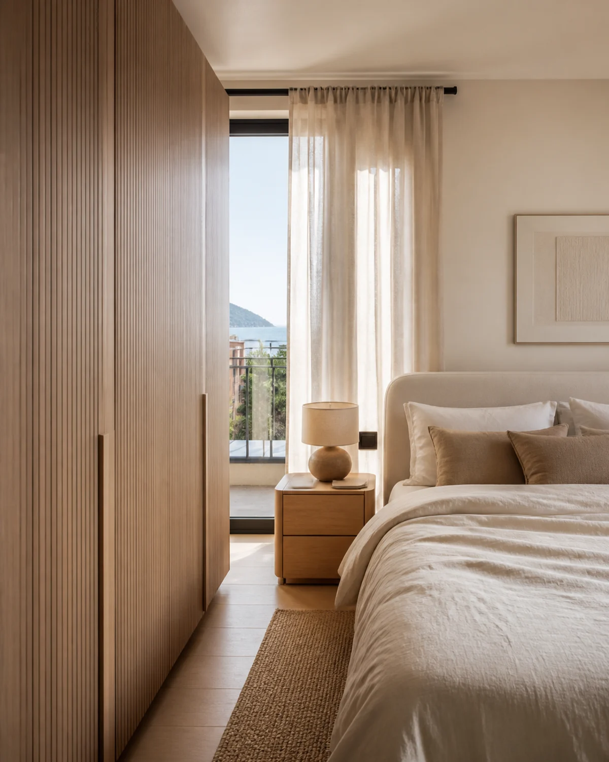 Cream and Oak Bedroom — Bedroom