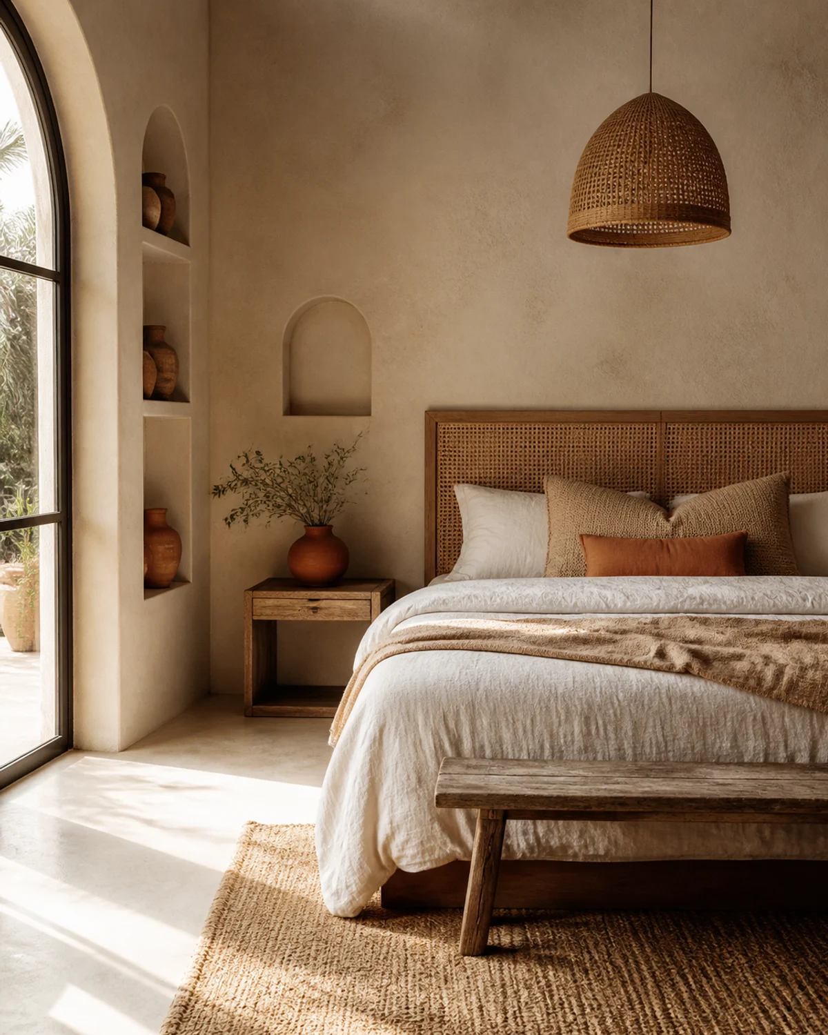Illuminated Walk-In Wardrobe — Bedroom