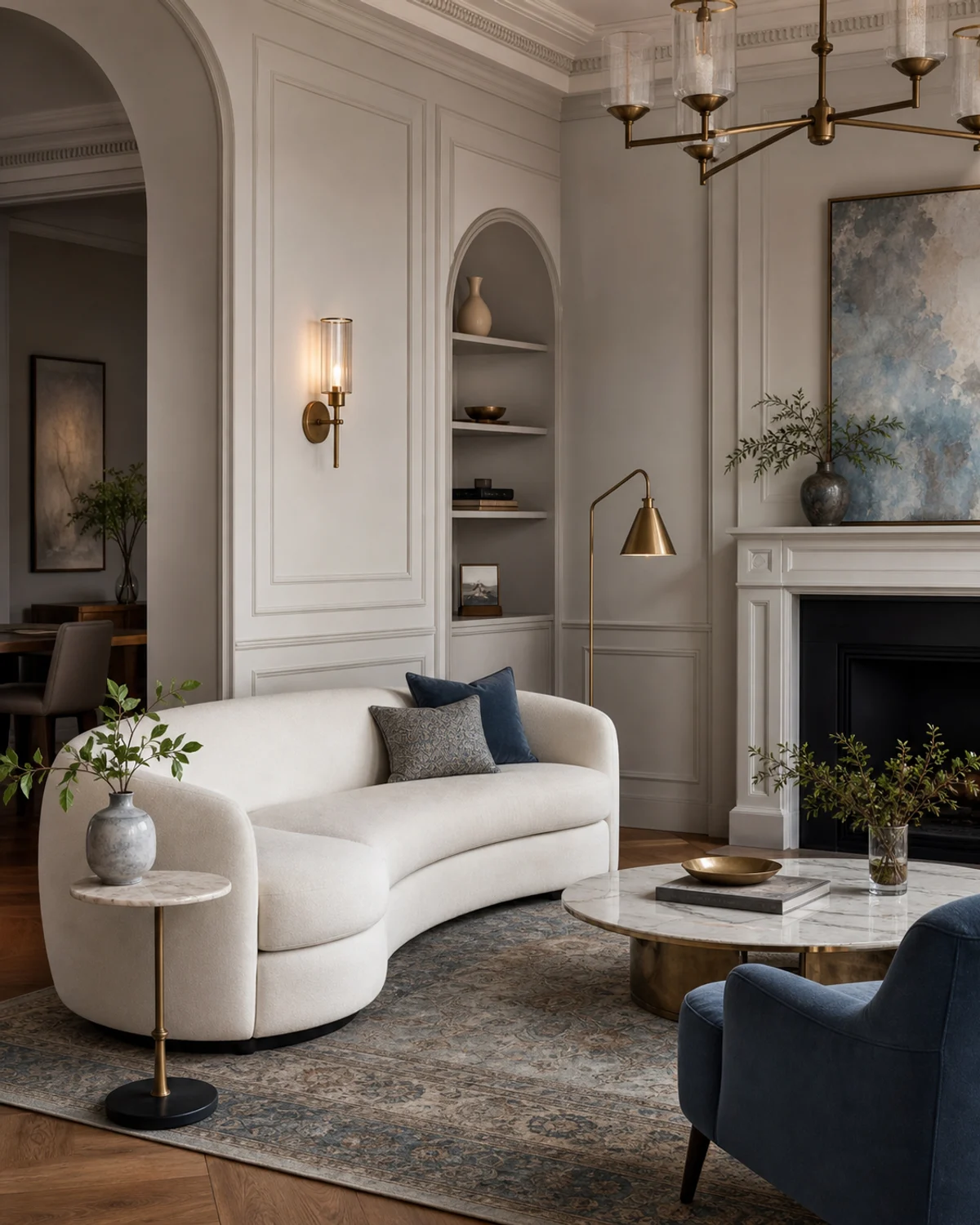 Organic Modern Sleep Space — Living room