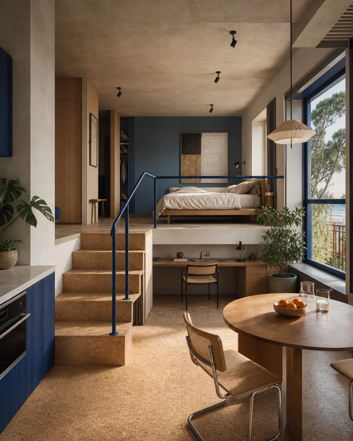 Compact Studio Planned Across Three Levels — Studio apartment